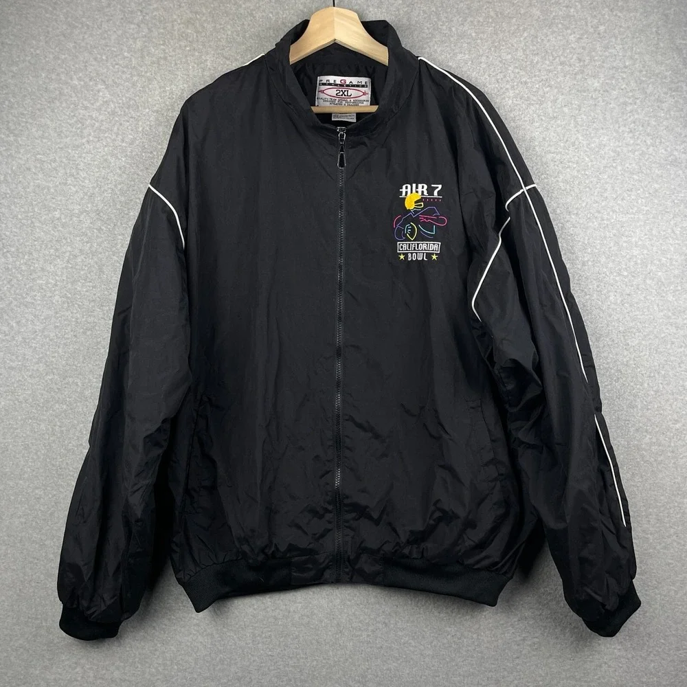Vintage Air 7 Califlorida Bowl Jacket Mens XXL Embroidered Highschool Football